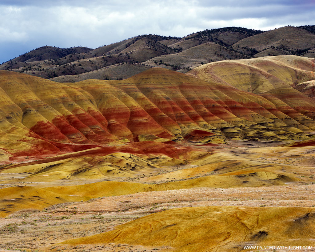 The Painted Hills of the John Day Fossil Beds National Monument in Oregon