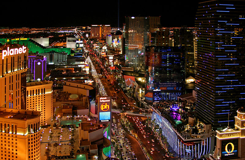 Las Vegas Strip at night